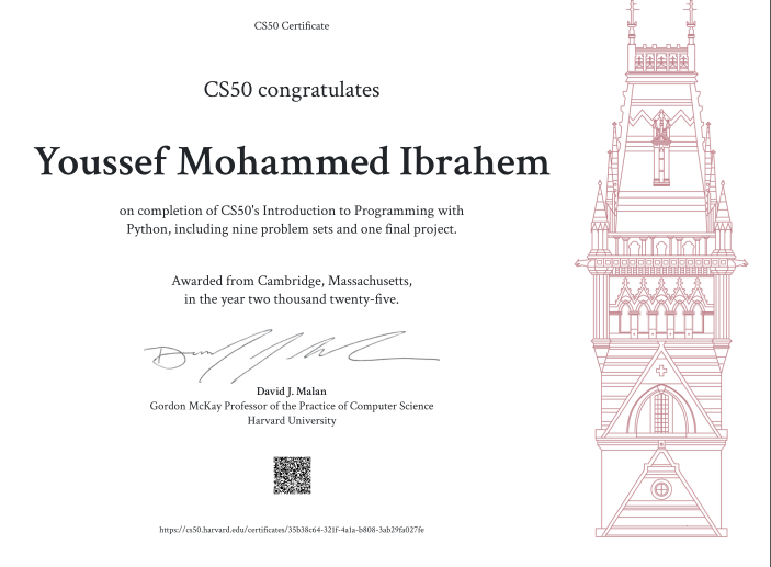 Harvard University Certification